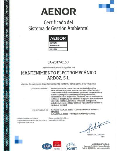 MEDIO AMBIENTE ISO14001